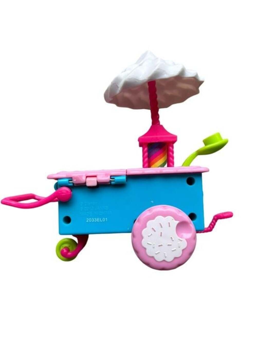 Barbie Club Chelsea Ice Cream Cart Playset Mattel Accessories Food Stand - Picture 2 of 6